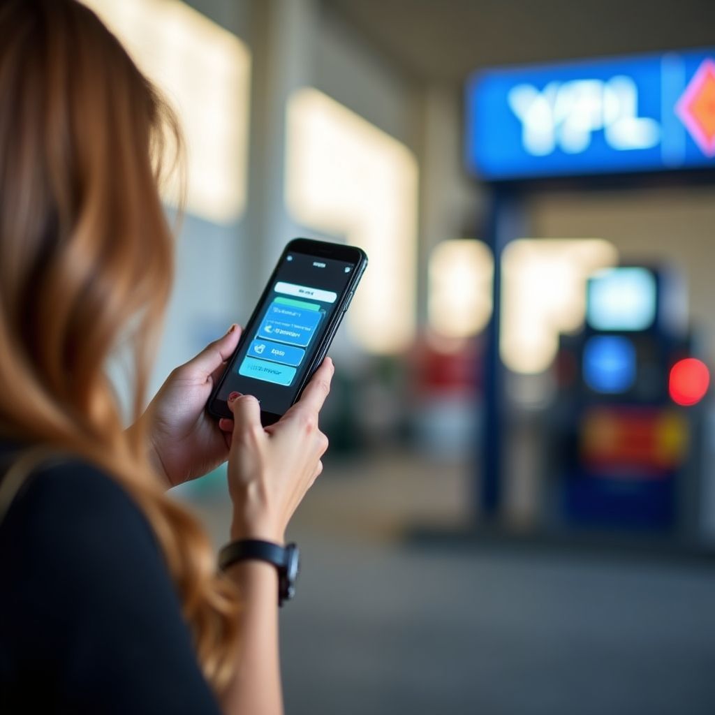 Aplicación móvil YPF