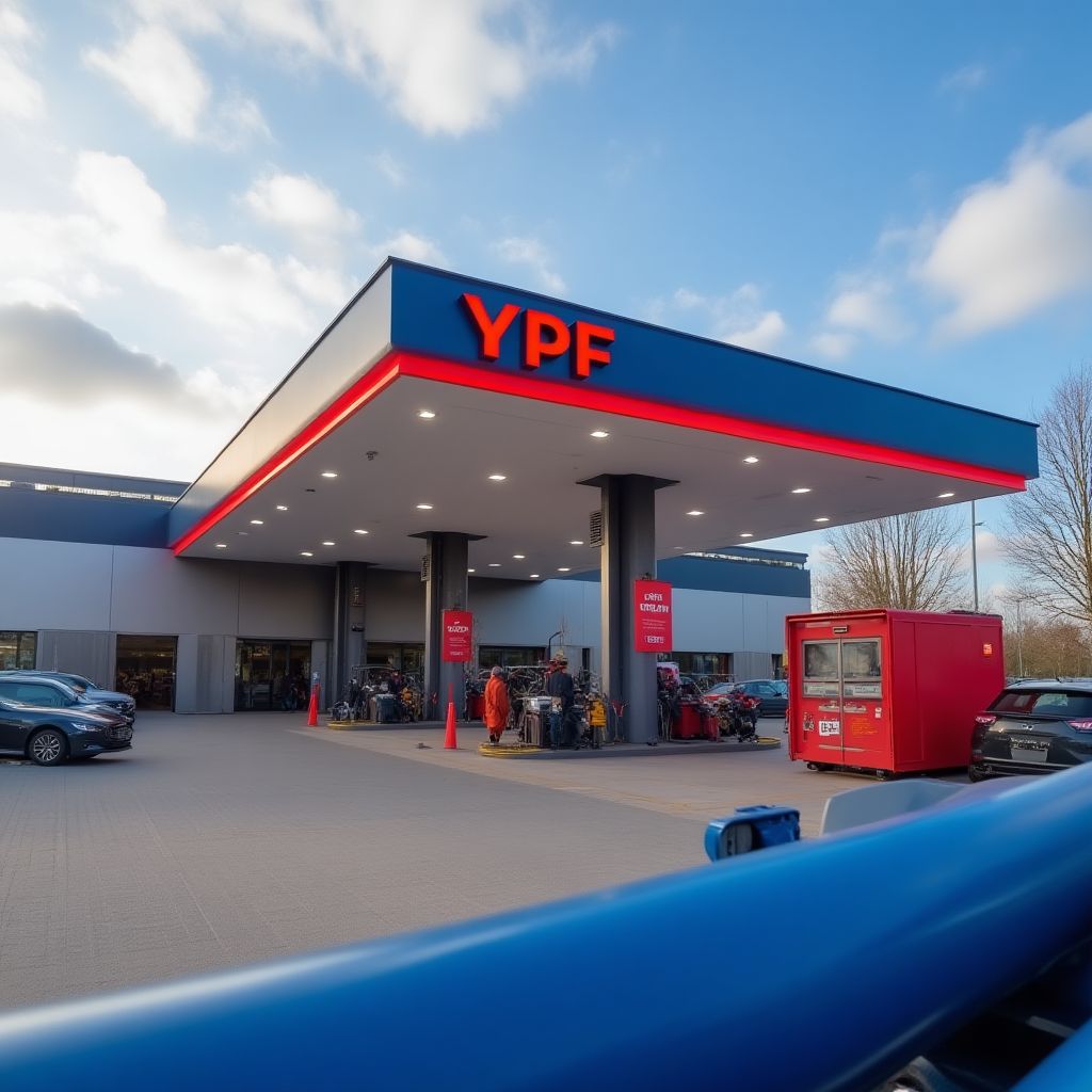 Surtidor de combustible YPF
